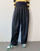 Black Pleated Comfy Pants #250126